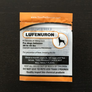Lufenuron kills flea eggs and larvae