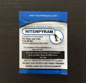 Nitenpyram flea killer for dogs and cats